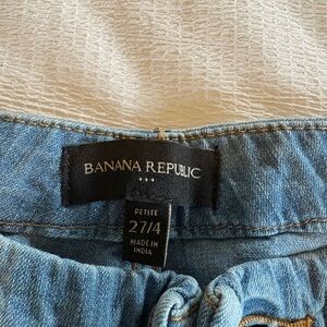 Banana Republic Light Blue High-Rise Jeans 27P cargo jeans
